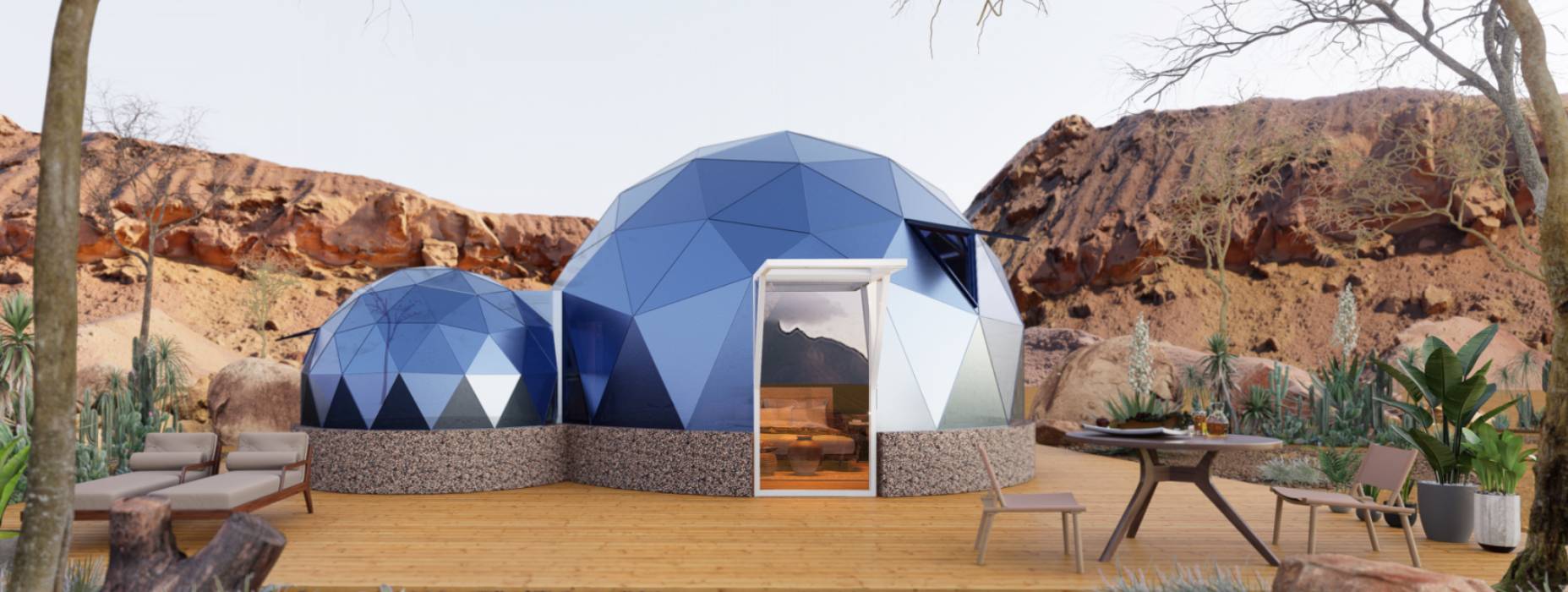 阿勒泰球形智能光伏玻璃星空房